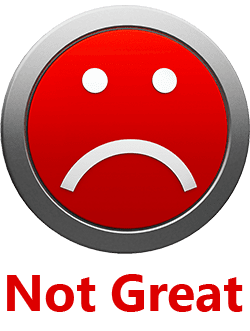 Not Great Review